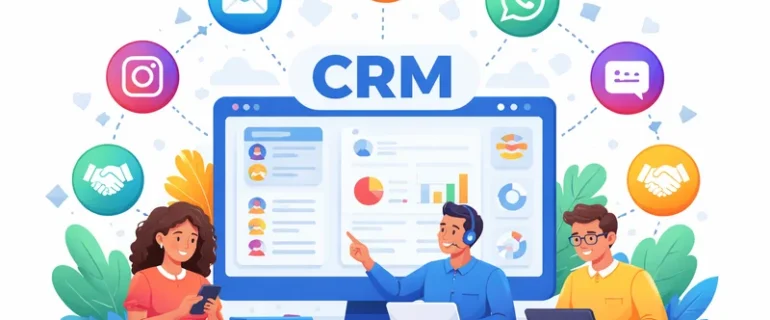 CRM com integração multicanal